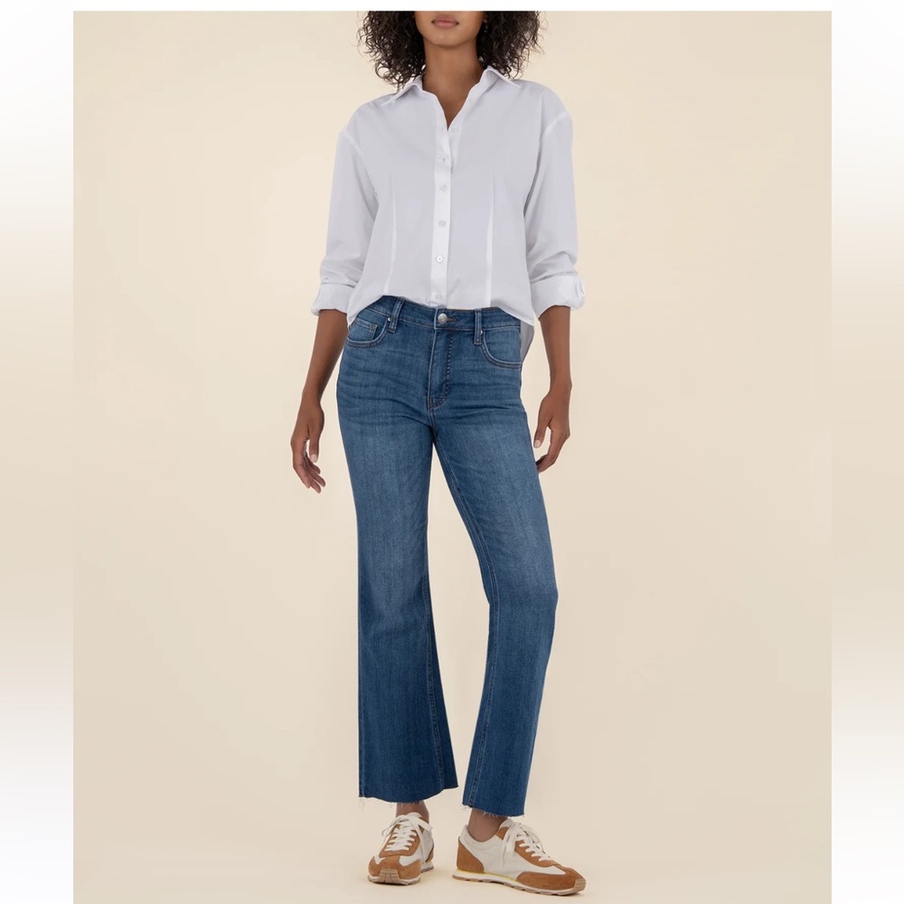 Kut from the Kloth Kelsey High Rise Ankle Flare
